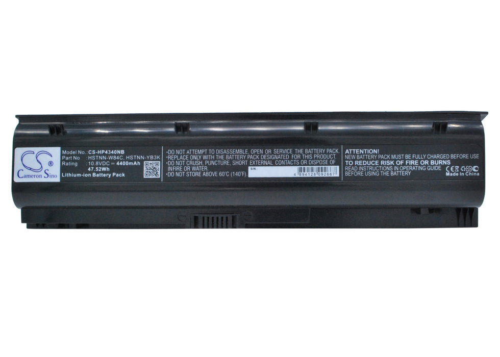 CS-HP4340NB : Battery for HP ProBook 4340s, ProBook 4341s - Replaces HP 668811-541, 668811-851, 669831-001 and others