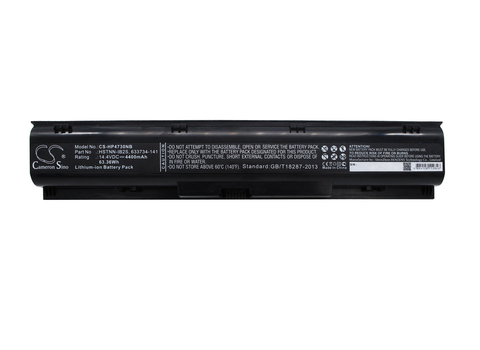 CS-HP4730NB : Battery for HP ProBook 4730s, ProBook 4740s - Replaces HP 633734-141, 633734-151, 633734-421 and others