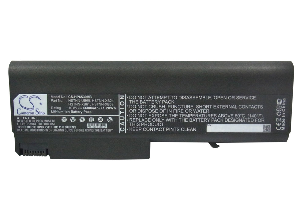 CS-HP6530HB : Battery for HP Compaq 6530b, Compaq 6535b, Compaq 6730b and others - Replaces HP HSTNN-IB68, HSTNN-IB69, HSTNN-CB69 and others