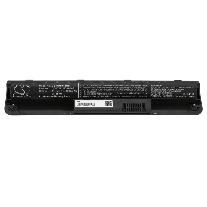 CS-HPB112NB : Battery for HP ProBook 11 G1, ProBook 11 G2, ProBook 11 EE and others - Replaces HP DB06XL, M0A68AA, DB03 and others