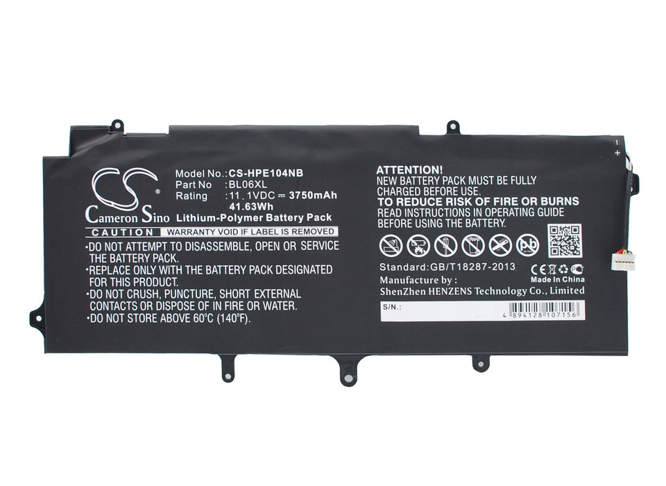 CS-HPE104NB : Battery for HP EliteBook 1040, EliteBook Folio 1040 G1, EliteBook Folio 1040 G2 and others - Replaces HP BL06XL, HSTNN-DB5D, HSTNN-W02C and others