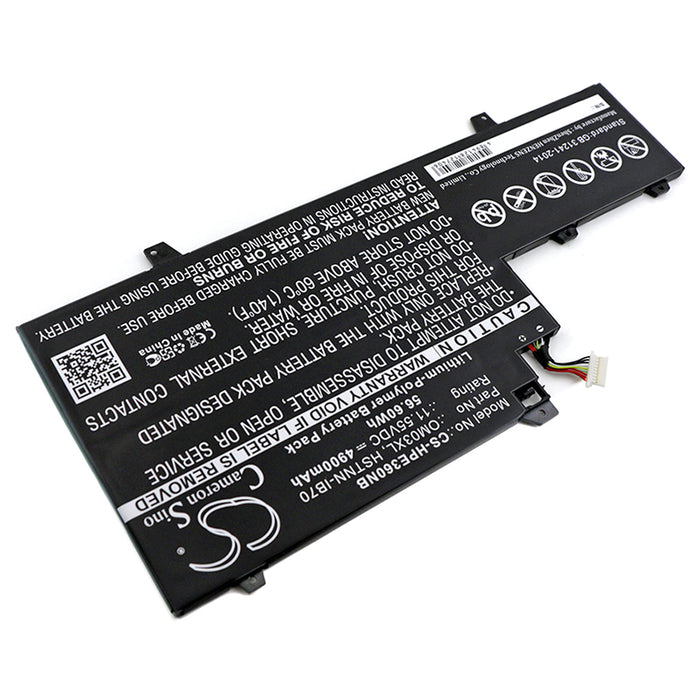 CS-HPE360NB : Battery for HP EliteBook x360 1030 G2, 1GY29PA, 1GY30PA and others - Replaces HP OM03XL, HSTNN-IB70, 863167-171 and others