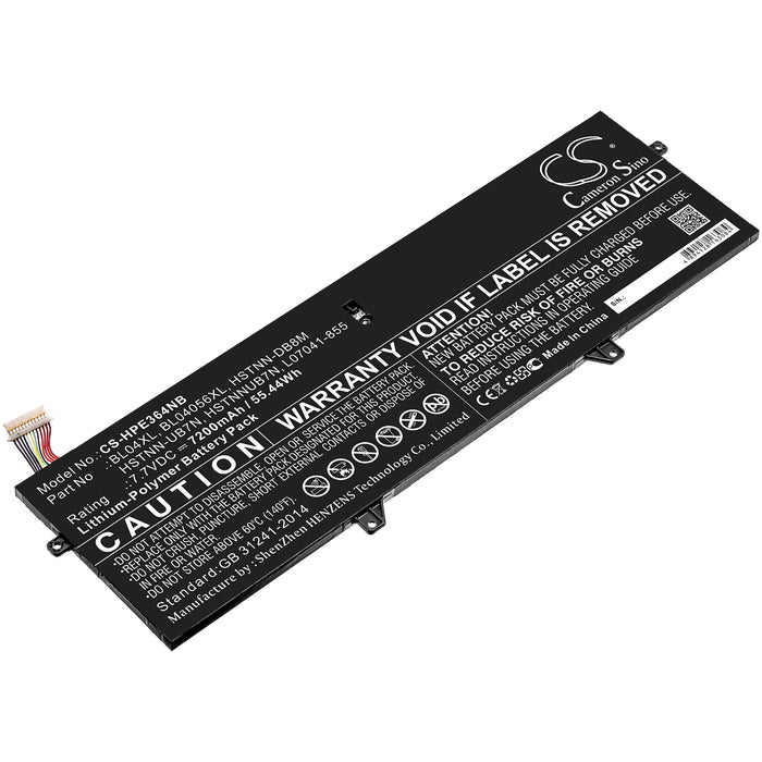 CS-HPE364NB : Battery for HP EliteBook x360 1040 G5(5NW10UT), EliteBook x360 1040 G5(5DG02EA), EliteBook x360 1040 G5(5DF79EA) and others - Replaces HP BL04XL, BL04056XL, HSTNN-DB8M and others