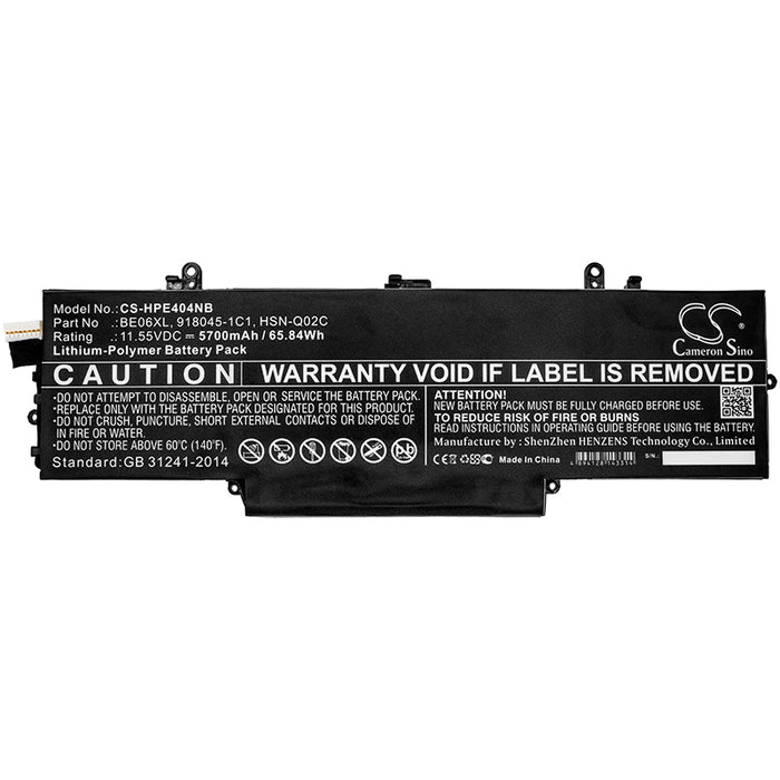 CS-HPE404NB : Battery for HP EliteBook 1040 G4, Elitebook 1040 G4-2XU40UT, Elitebook 1040 G4(2TM97EA) and others - Replaces HP BE06XL, 918045-1C1, 918045-271 and others