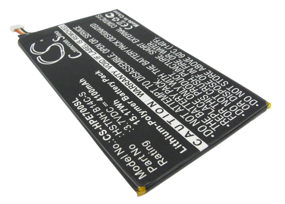 CS-HPE700SL : Battery for HP Tablet 7 1800, Slate 7 1800 Tablet, Slate 7 Voice Tab Dual Sim and others - Replaces HP HSTNH B14C-S, 10979176-00, 739691-001 and others