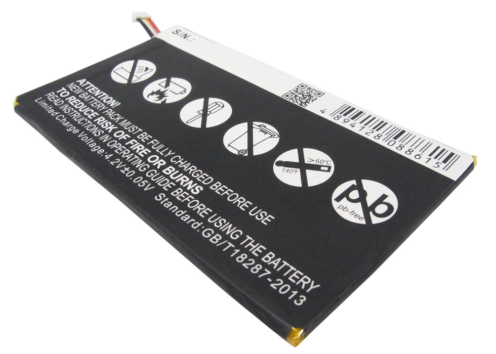 CS-HPE700SL : Battery for HP Tablet 7 1800, Slate 7 1800 Tablet, Slate 7 Voice Tab Dual Sim and others - Replaces HP HSTNH B14C-S, 10979176-00, 739691-001 and others