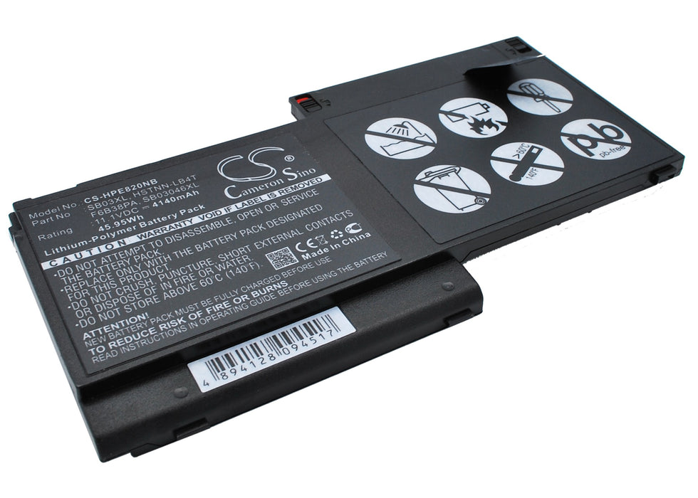 CS-HPE820NB : Battery for HP Elitebook 820, Elitebook 820 G1, EliteBook 820 G2-H0KE0EC and others - Replaces HP F6B38PA, SB03XL, HSTNN-LB4T and others