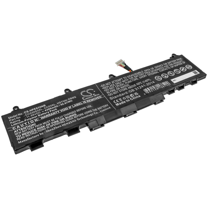 CS-HPE835NB : Battery for HP EliteBook 835 G7 23Y57EA, ZBook Firefly 14 G7 206V5PA, ZBook Firefly 14 G7 1Z1N8PA and others - Replaces HP CC03053XL, CC03XL, HSTNN-DB9Q and others