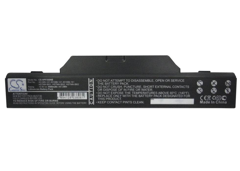 CS-HPF550NB : Battery for HP 550, Business Notebook 6720s, Business Notebook 6720s/CT and others - Replaces HP 451085-141, 451086-121, 451086-161 and others