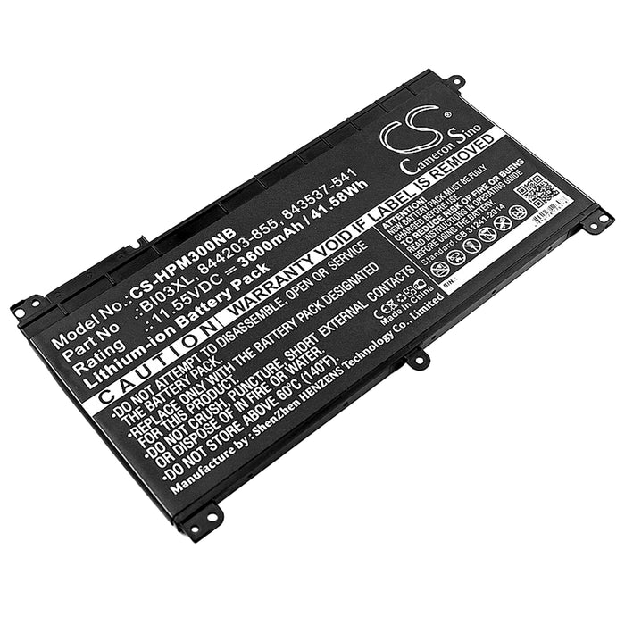 CS-HPM300NB : Battery for HP Pavilion X360 13-U113TU, Pavilion M3-U, Pavilion M3-U001DX and others - Replaces HP BI03XL, 844203-855, 843537-541 and others