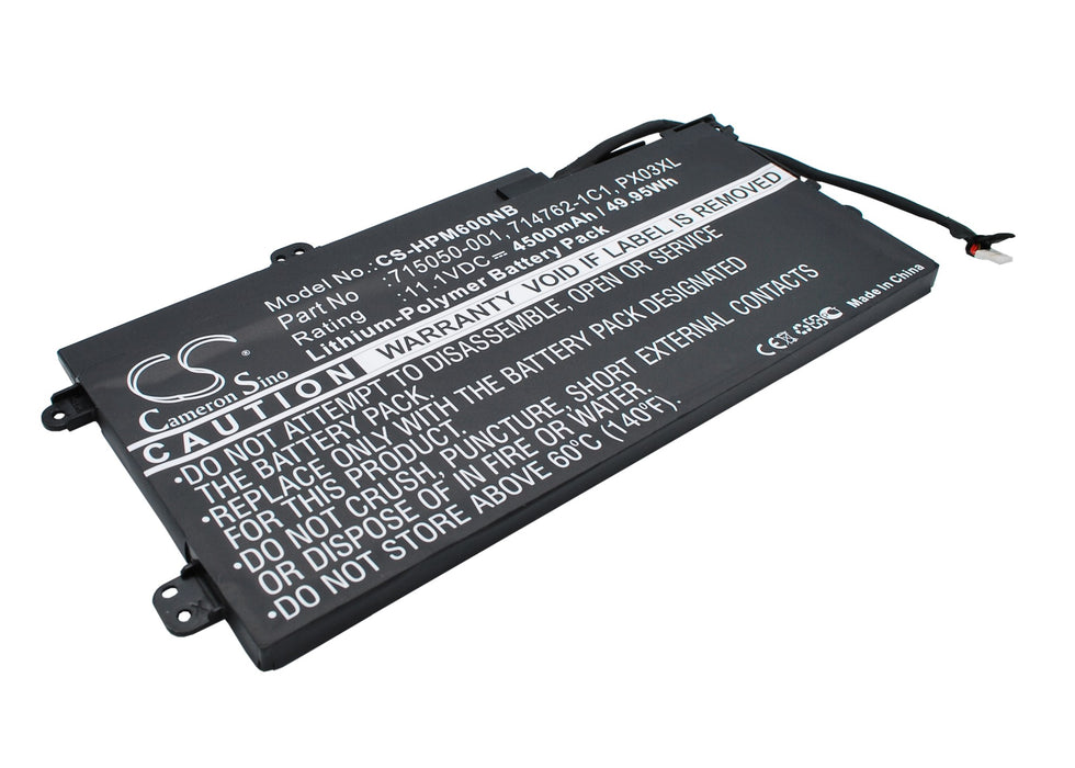 CS-HPM600NB : Battery for HP ENVY M6, ENVY M6-K, TPN-C109 and others - Replaces HP 715050-001, 714762-1C1, PX03XL and others