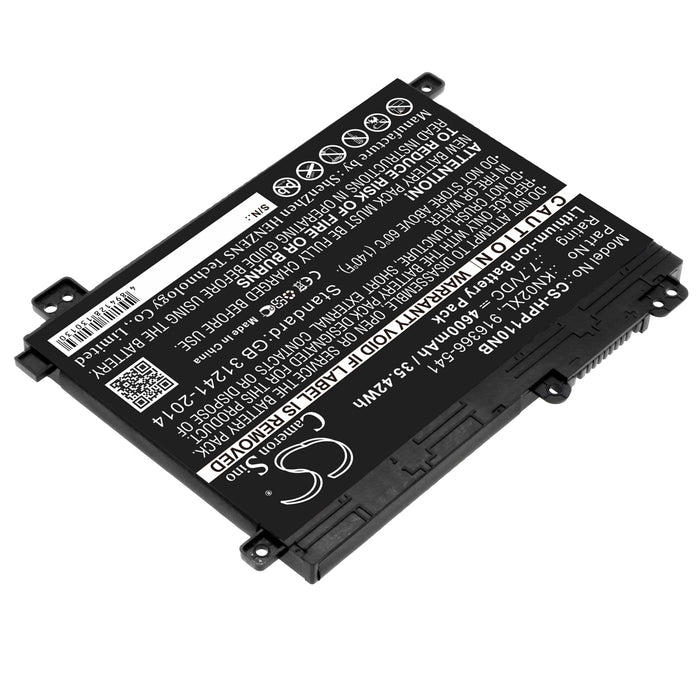 CS-HPP110NB : Battery for HP Pavilion 11M, Pavilion 11M-AD000, Pavilion 11M-AD013DX and others - Replaces HP KN02XL, 916366-541, HSTNN-IB7R and others