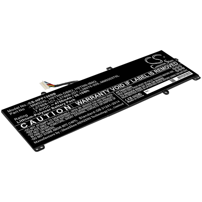 CS-HPP130NB : Battery for HP Pavilion 13-AN0006TU 5GR09PA, Pavilion 13-AN0004TU, Pavilion 13-AN0035TU and others - Replaces HP MM02XL, HSTNN-DB8U, HSTNN-IB8Q and others