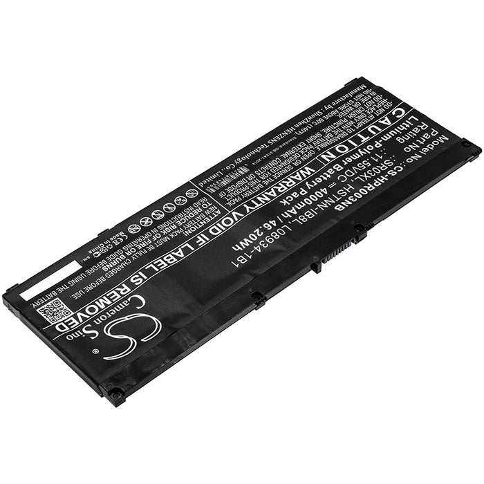 CS-HPR003NB : Battery for HP Pavilion 15-CX0058WM, Pavilion 15-CX, Pavilion 15-CX0071TX and others - Replaces HP SR03XL, HSTNN-IB8L, L08934-1B1 and others