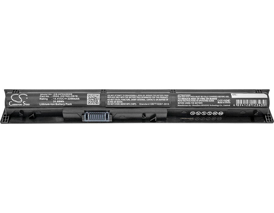 CS-HPR450NB : Battery for HP Envy 15-q001tx, ProBook 450 G3, ProBook 455 G3 and others - Replaces HP RI04, HSTNN-DB7B, P3G15AA and others