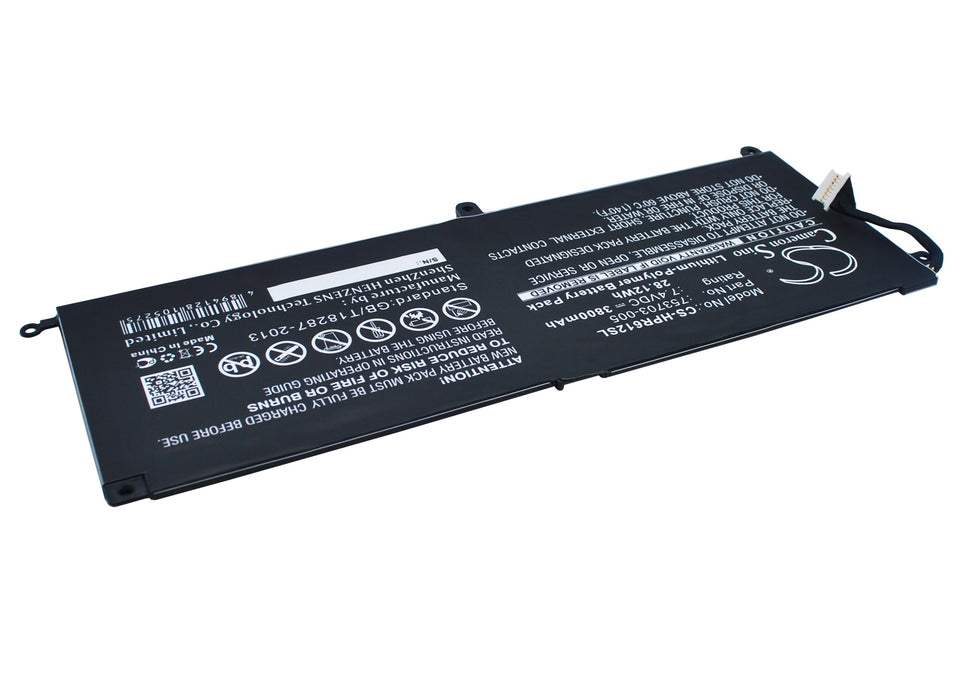 CS-HPR612SL : Battery for HP Pro x2 612 G1, Pro Tablet x2 612 G1(F1P93EA), Pro Tablet x2 612 G1(K4K76UT) and others - Replaces HP 753703-005, 753329-1C1, KK04XL and others