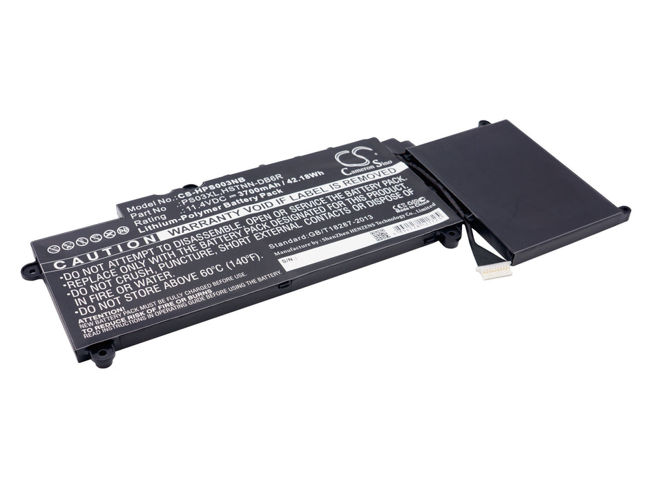 CS-HPS003NB : Battery for HP Stream 11, Stream 11-R010NR, Stream 11-R050SA and others - Replaces HP PS03XL, HSTNN-DB6R, 787520-005 and others