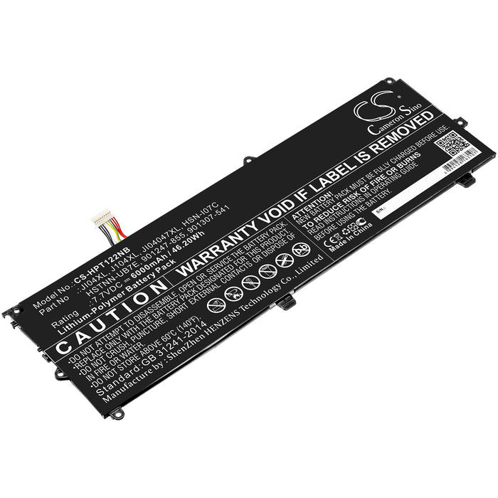 CS-HPT122NB : Battery for HP Elite X2 1012 G2 (1KE45AW), Elite X2 1012 G2 (1LW05EA), Elite X2 1012 G2 (1KE51AW) and others - Replaces HP JI04XL, 901247-855, 901307-541 and others