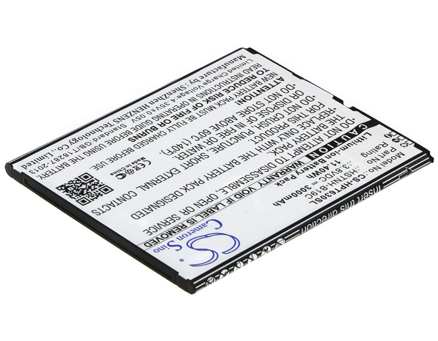 CS-HPT630SL : Battery for HP Slate6 VoiceTab, Slate 6 VoiceTab II Dual SIM, 6301RA and others - Replaces HP HSTNH-B19C, HSTNH-B19C-S, 751655-001