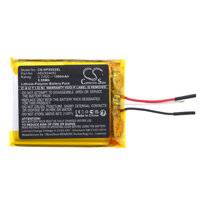 CS-HPX052SL : Battery for HyperX Cloud Alpha - Replaces HyperX AEC624052