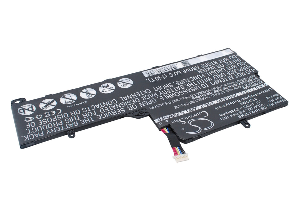 CS-HPX132NB : Battery for HP Split 13, Split 13-M010DX, Split 13 x 2 and others - Replaces HP WO03XL, HSTNN-IB5I, 725496-1B1 and others