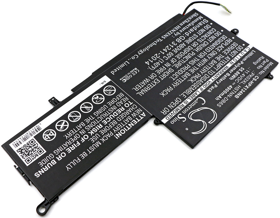 CS-HPX134NB : Battery for HP Spectre Pro X360, Spectre 13-4000, Spectre 13-4003DX and others - Replaces HP PK03XL, HSTNN-DB6S, 6789116-005 and others