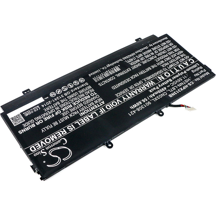 CS-HPX313NB : Battery for HP Spectre X360 13-AB001, Spectre X360 13-AB099, Spectre X360 13T-AB000 and others - Replaces HP CN03XL, HSTNN-LB7L, 901308-421 and others