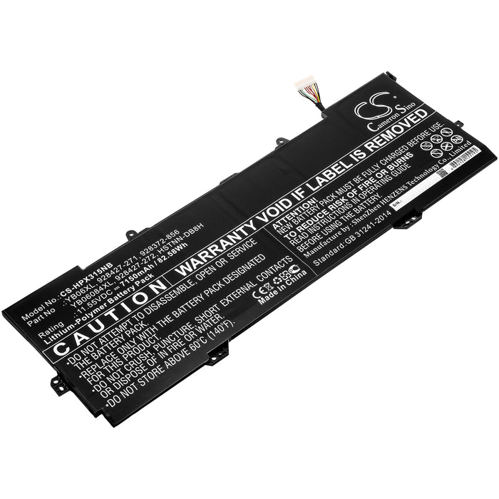 CS-HPX315NB : Battery for HP Spectre X360 15-CH000NA, Spectre X360 15-CH000NB, Spectre X360 15-CH000ND and others - Replaces HP YB06XL, 928372-856, 928427-271 and others