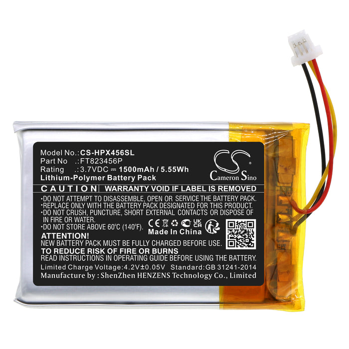 CS-HPX456SL : Battery for Steelseries Arctis 9 - Replaces Steelseries FT823456P