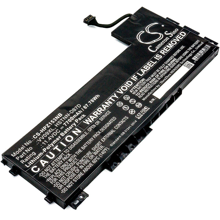 CS-HPZ153NB : Battery for HP ZBook 15 G3, ZBook 17 G3, ZBook 15 G4 (1RR24ES) and others - Replaces HP HSTNN-DB7D, VV09XL, 808398-2C1 and others