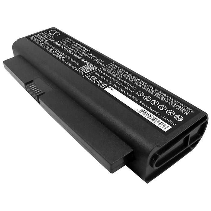 CS-HQC20NK : Battery for HP Business Notebook 2230s, Presario CQ20, Presario CQ20-100 and others - Replaces HP 482372-322, 482372-361, 493202-001 and others