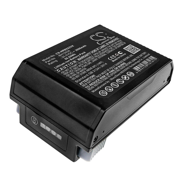 CS-HRB522VX : Battery for Hoover BH55210, BH53310, BH53350 and others - Replaces Hoover BH15030, BH25040, BH15030C and others