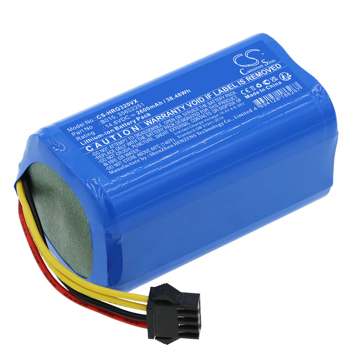 CS-HRG320VX : Battery for Hoover HGO31, HGO32, HGO33 and others - Replaces Hoover B015, 35602251, HGO0314BAT