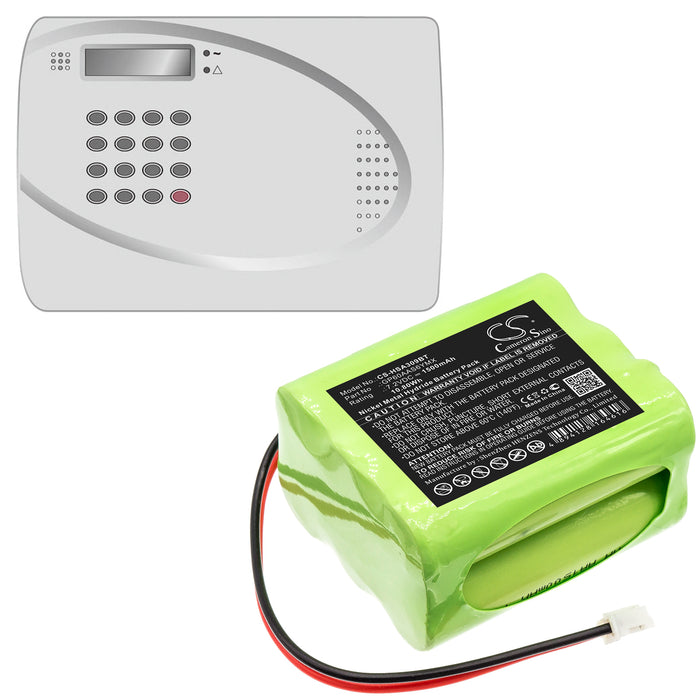 CS-HSA309BT : Battery for Yale HSA3095 Home Monitoring Alarm Control Panel - Replaces Yale GP60AAS6YMX