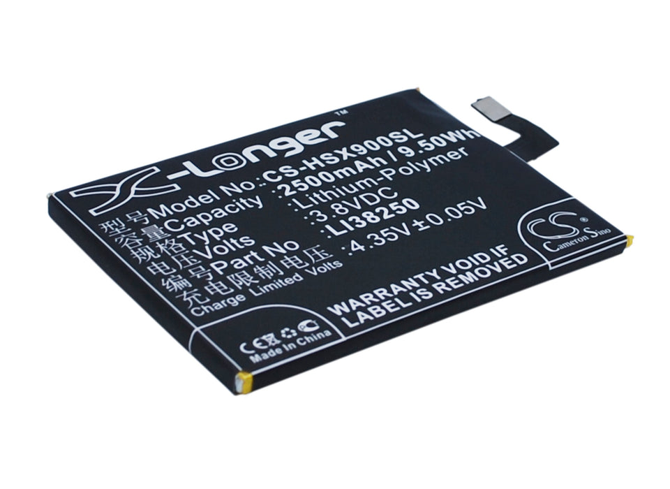 CS-HSX900SL : Battery for Hisense X9T, X5T, HS-X5T - Replaces Hisense LI38250