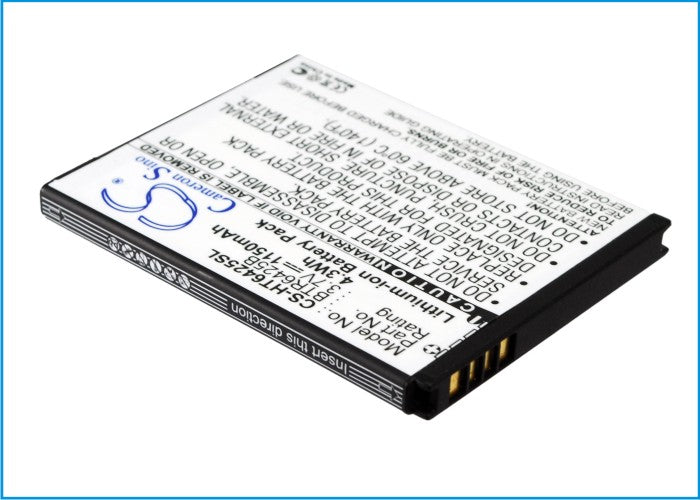 CS-HT6425SL : Battery for HTC Rezound, Vigor, ThunderBolt 2 and others - Replaces HTC BTR6425B, BTR6425, 35H00168-02M and others