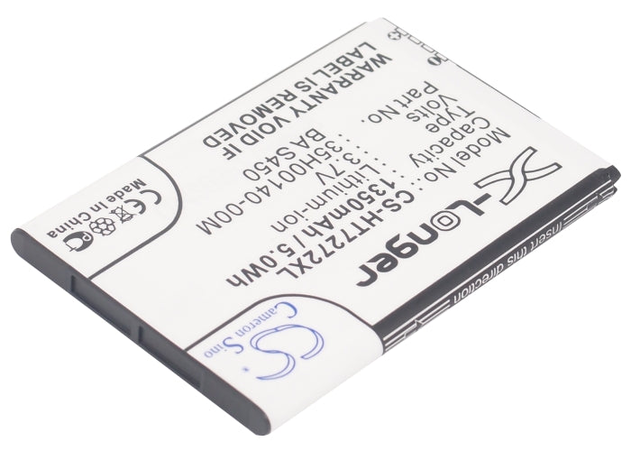 CS-HT7272XL : Battery for T-Mobile G2 - Replaces T-Mobile 35H00140-01M, BA S450, 35H00140-00M