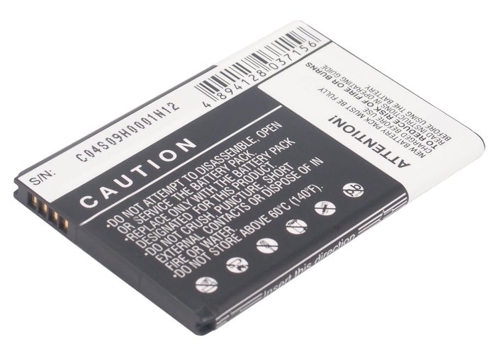 CS-HT7272XL : Battery for T-Mobile G2 - Replaces T-Mobile 35H00140-01M, BA S450, 35H00140-00M