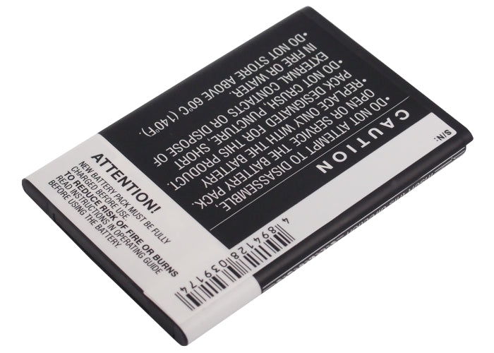 CS-HT7576XL : Battery for HTC 7 Pro, T7576 - Replaces HTC 35H00123-29M, BA S550