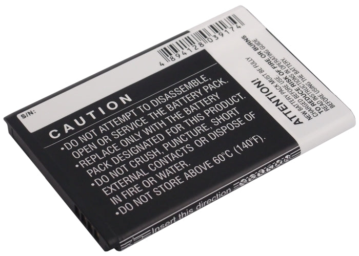 CS-HT7576XL : Battery for HTC 7 Pro, T7576 - Replaces HTC 35H00123-29M, BA S550