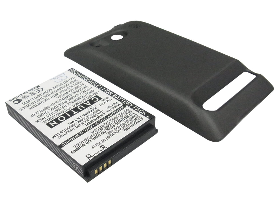 CS-HT9292XL : Battery for HTC EVO 4G, A9292, Supersonic - Replaces HTC BA S390, BA S420, RHOD160 and others