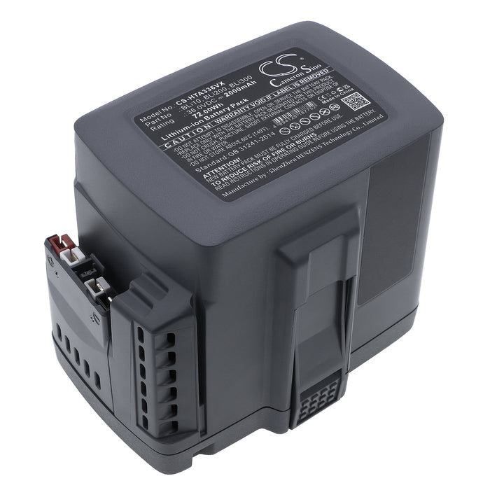 CS-HTA336VX : Battery for Husqvarna 436LiB, 320iB, 536LiHE3 and others - Replaces Husqvarna BLi10, B70, BLi200 and others