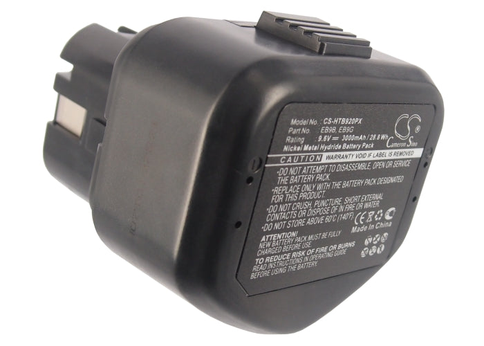 CS-HTB920PX : Battery for Hitachi CK 12D, CK 12DY, CL 10D and others - Replaces Hitachi B3, EB 920HS, EB 920RS and others