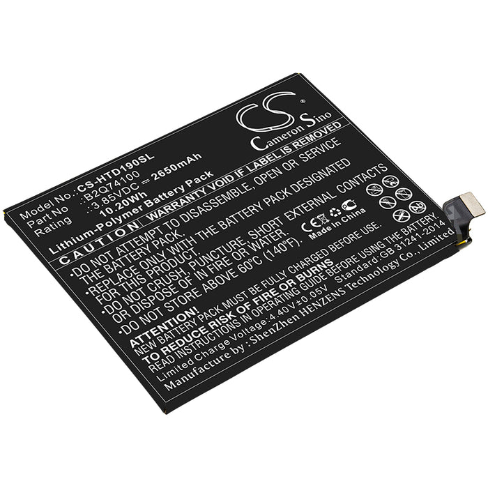 CS-HTD190SL : Battery for HTC Desire 19S - Replaces HTC B2Q74100