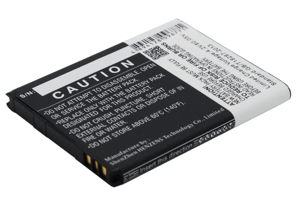 CS-HTD200SL : Battery for HTC Desire C, Golf, A320E and others - Replaces HTC BA S840, BA S850, 35H00194-00M and others