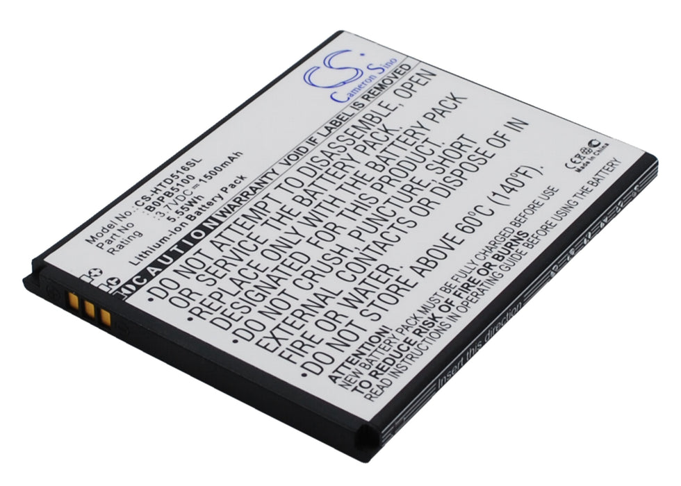 CS-HTD516SL : Battery for HTC Desire 516, Desire 516t, Desire 516c and others - Replaces HTC B0PB5100, 5360570