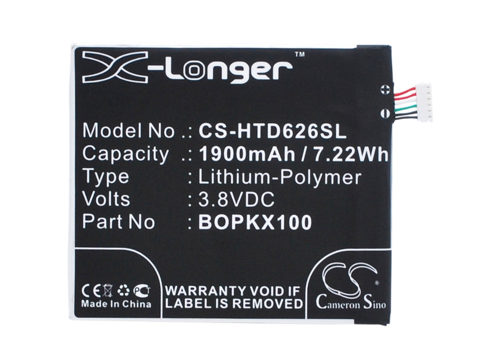 CS-HTD626SL : Battery for HTC Desire 626, A32, Desire 626s and others - Replaces HTC BOPKX100, B0PKX100, 35H00237-00M and others