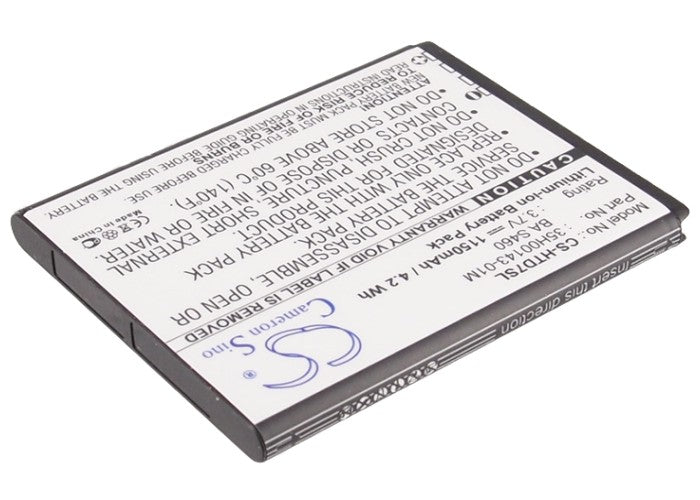 CS-HTD7SL : Battery for T-Mobile HD7 - Replaces T-Mobile BD29100, BA S460, 35H00143-01M