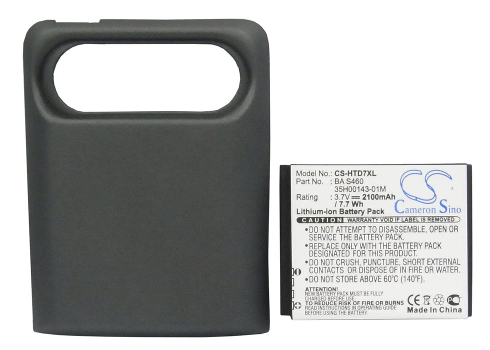 CS-HTD7XL : Battery for T-Mobile HD7 - Replaces T-Mobile BA S460, BD29100, 35H00143-01M