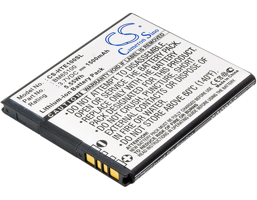 CS-HTE100SL : Battery for HTC e1, 603e, CSN and others - Replaces HTC BM65100, 35H00215-00M, 35H00213-00M and others